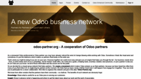 What Odoo-partner.org website looked like in 2019 (5 years ago)