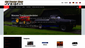 What Oldtractorshop.nl website looked like in 2019 (5 years ago)