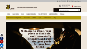What Olivegreendog.com website looked like in 2019 (5 years ago)