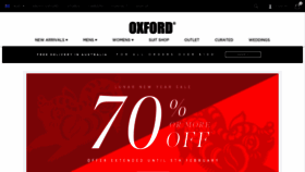 What Oxfordshop.com.au website looked like in 2019 (5 years ago)