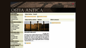 What Ostiaantica.net website looked like in 2019 (5 years ago)