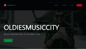 What Oldiesmusiccity.net website looked like in 2019 (5 years ago)