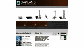What Oaklandinstruments.com website looked like in 2019 (5 years ago)