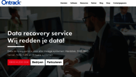 What Ontrackdatarecovery.nl website looked like in 2019 (5 years ago)