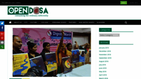 What Opendosa.in website looked like in 2019 (5 years ago)