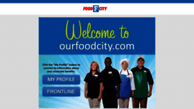 What Ourfoodcity.com website looked like in 2019 (5 years ago)