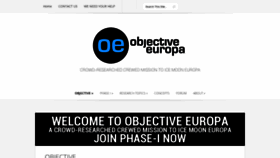 What Objective-europa.com website looked like in 2019 (5 years ago)