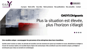 What Oasys.fr website looked like in 2019 (5 years ago)