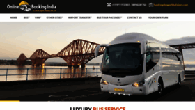 What Onlinebusbookingindia.com website looked like in 2019 (5 years ago)