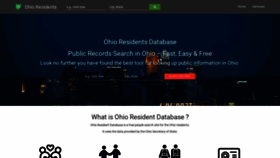 What Ohioresidentdatabase.com website looked like in 2019 (5 years ago)