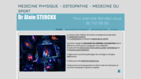 What Osteodoc.be website looked like in 2019 (5 years ago)