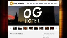 What Oghotel.com.au website looked like in 2019 (5 years ago)