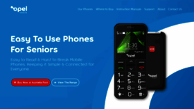 What Opelmobile.com.au website looked like in 2019 (6 years ago)