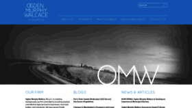 What Omwlaw.com website looked like in 2019 (5 years ago)