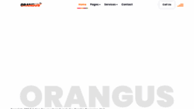 What Orangus.com website looked like in 2019 (5 years ago)