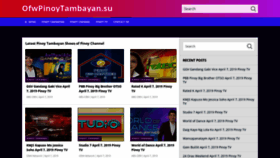 What Ofwpinoytambayan.su website looked like in 2019 (5 years ago)