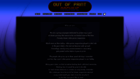 What Outofprintarchive.com website looked like in 2019 (5 years ago)