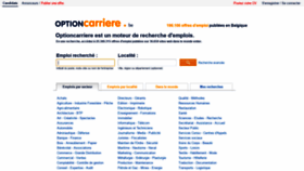 What Optioncarriere.be website looked like in 2019 (5 years ago)