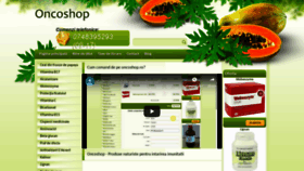 What Oncoshop.ro website looked like in 2019 (6 years ago)
