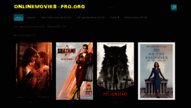 What Onlinemovies-pro.org website looked like in 2019 (5 years ago)
