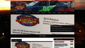 What Oakshaderaceway.com website looked like in 2019 (5 years ago)