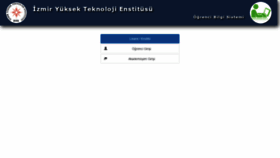 What Obs.iyte.edu.tr website looked like in 2019 (5 years ago)