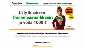 What Onnenosuma.valitutpalat.fi website looked like in 2019 (5 years ago)