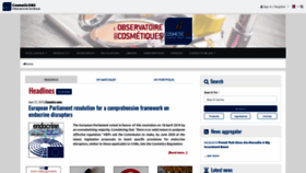 What Observatoiredescosmetiques.com website looked like in 2019 (5 years ago)