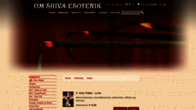 What Om-shiva-esoterik.at website looked like in 2019 (5 years ago)