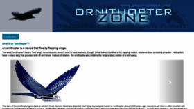 What Ornithopter.org website looked like in 2019 (4 years ago)