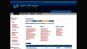 What Openphpnuke.info website looked like in 2019 (4 years ago)