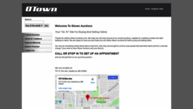 What Otownauctions.com website looked like in 2019 (5 years ago)
