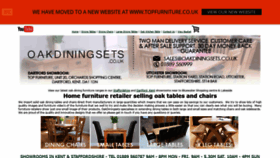 What Oakdiningsets.co.uk website looked like in 2019 (4 years ago)