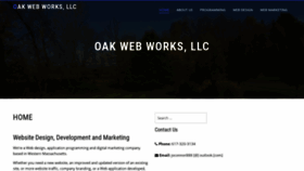 What Oakwebworks.com website looked like in 2019 (4 years ago)