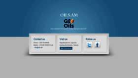 What Oils.am website looked like in 2019 (4 years ago)