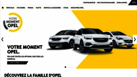 What Opel.be website looked like in 2019 (4 years ago)