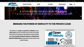 What Opennebula.org website looked like in 2019 (4 years ago)