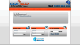 What Ozisp.com.au website looked like in 2019 (4 years ago)