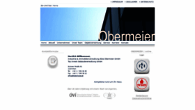 What Obermeier.at website looked like in 2019 (4 years ago)