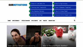 What Ourmotivations.com website looked like in 2019 (4 years ago)