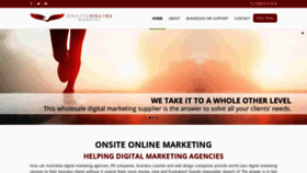 What Onsiteonline.com.au website looked like in 2019 (4 years ago)