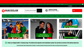 What Online-textil.com website looked like in 2019 (6 years ago)