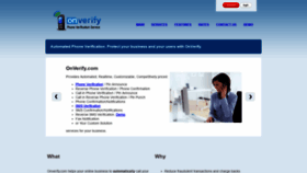 What Onverify.com website looked like in 2019 (4 years ago)