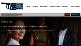 What Oklahomacounseling.org website looked like in 2019 (4 years ago)