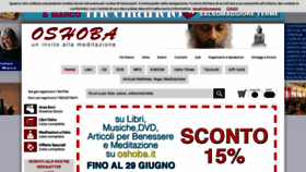 What Oshoba.it website looked like in 2019 (7 years ago)