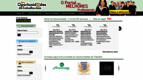 What Oportunidadesdetrabalho.com website looked like in 2019 (4 years ago)