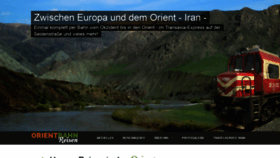 What Orientbahn-reisen.de website looked like in 2019 (4 years ago)