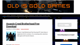 What Oldisgoldgames.com website looked like in 2019 (4 years ago)