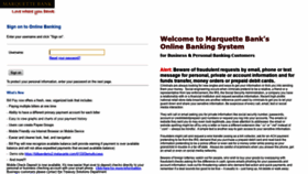 What Olb.emarquettebank.com website looked like in 2019 (4 years ago)