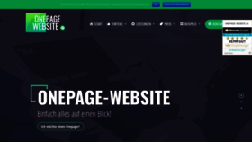 What Onepage-website.de website looked like in 2019 (5 years ago)